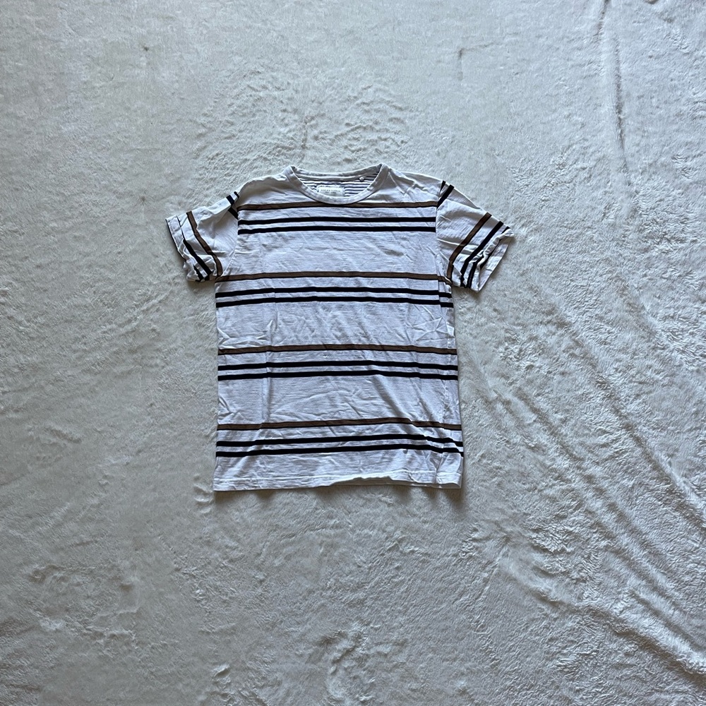 white striped shirt